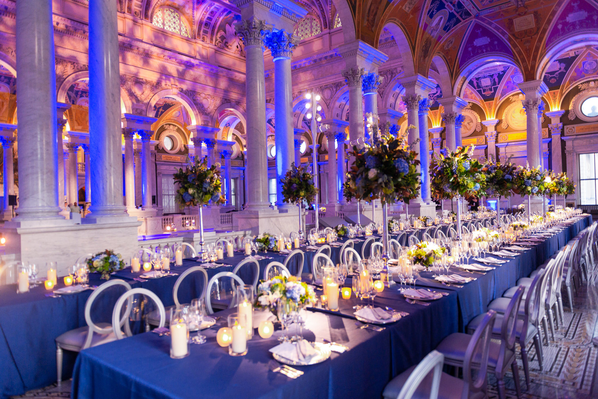 Corporate event photographer Baltimore covering a formal corporate dinner