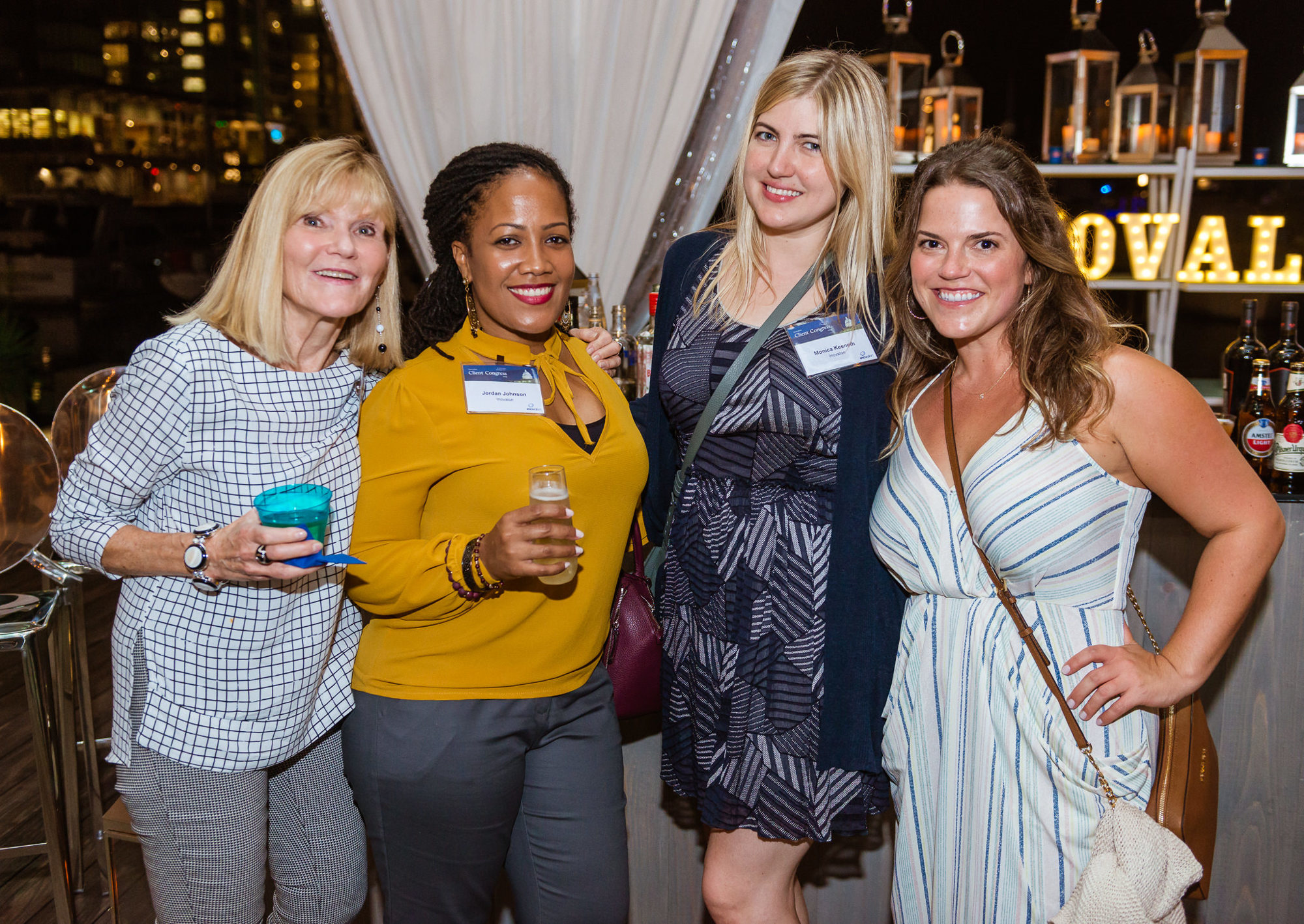 Company gala photographer covering a corporate networking reception in Baltimore